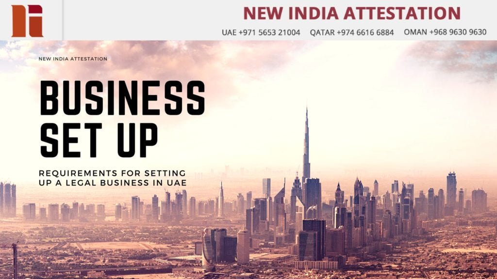 Requirements for Setting up a Business Legally in UAE